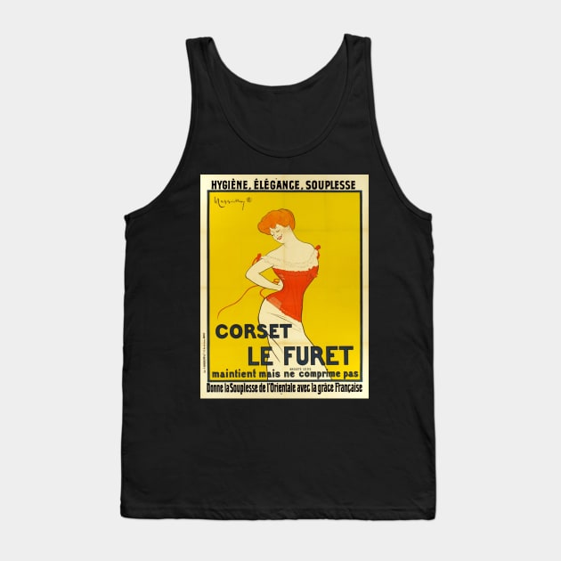 Leonetto CAPPIELLO Poster Corset Le Furet Tank Top by J0k3rx3